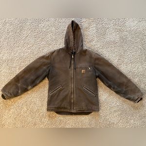 Carhartt Washed Duck Sherpa-Lined Jacket for Men